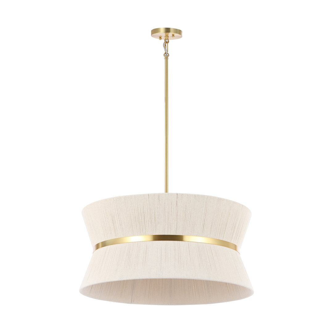 Abbington 4 - Light Iron Dimmable Chandelier